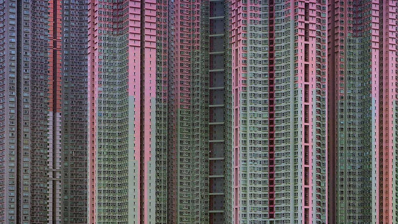Michael Wolfs Fotografie zeigt ein Gebäude in Hongkong. (Archivbild)