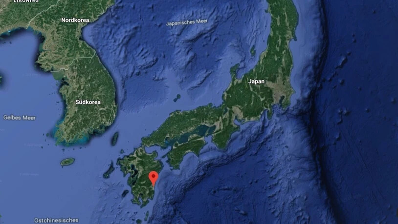 Das Beben ereignete sich im Südwesten Japans in der Region Miyazaki.