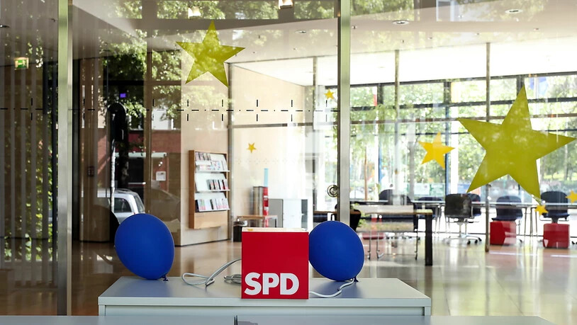 Eingang des SPD-Hauptsitzes in Berlin.