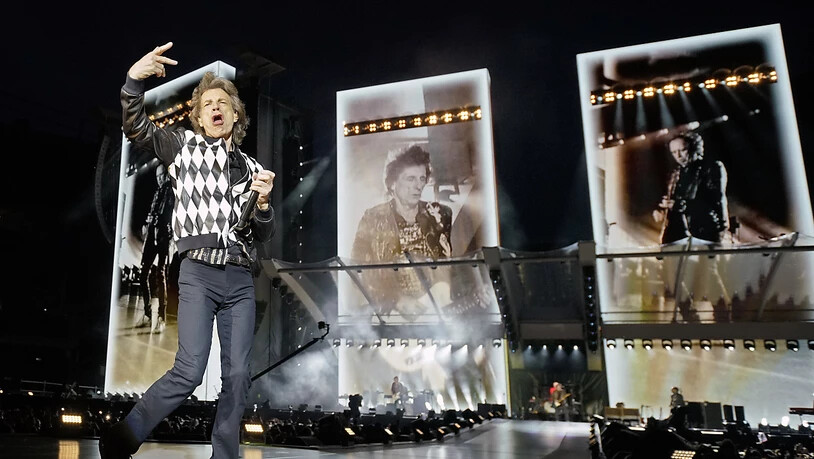 Hat's noch immer drauf: Mick Jagger beim Auftakt zur Tournee "No Filter" in Chicago.