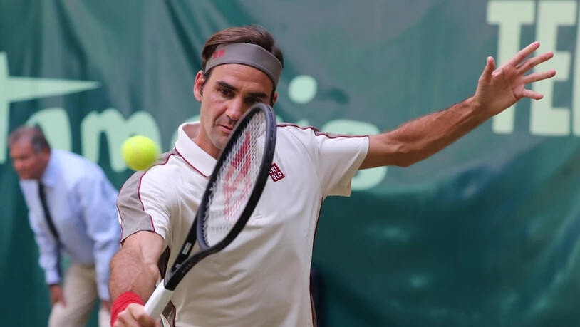 Stilsicher: Roger Federer gerät gegen Pierre-Hugues Herbert nicht aus der Balance