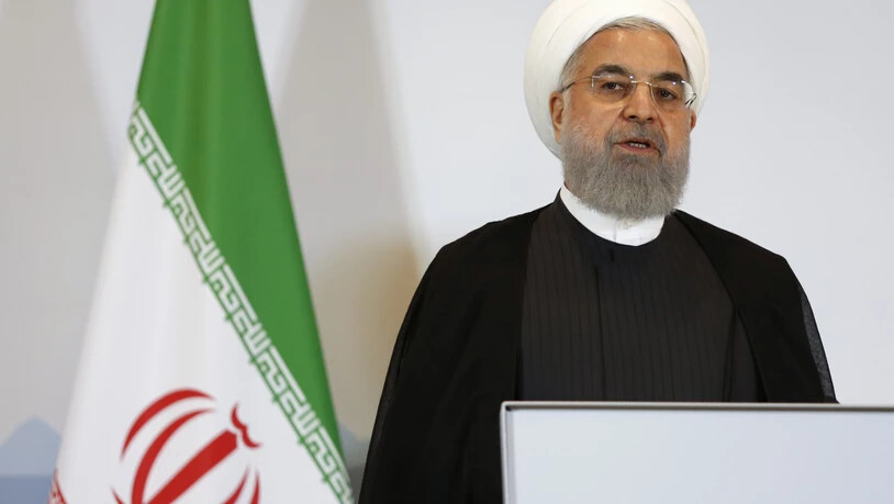 Der iranische Präsident Hassan Ruhani hat die neuen US-Sanktionen als "Zeichen geistiger Behinderung" bezeichnet. (ARchivbild)