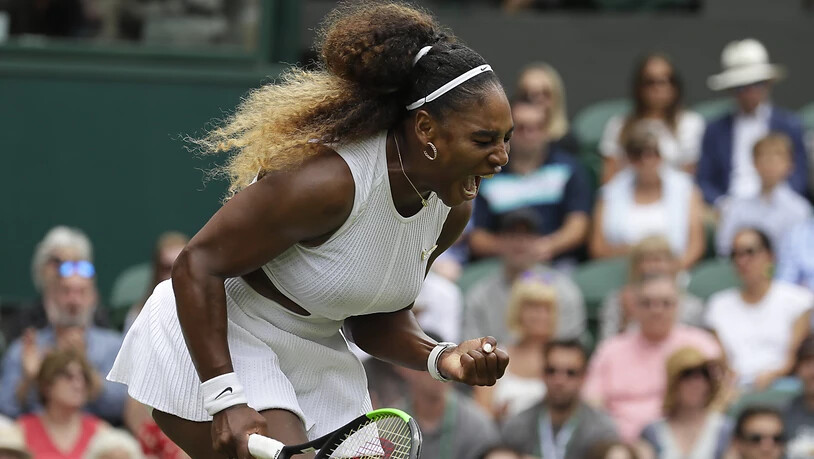 Serena Williams strebt in Wimbledon die Egalisierung des Rekords von Margaret Court von 24 Grand-Slam-Titeln an