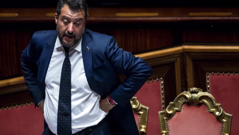 Der italienische Innenminister und Chef der rechten Lega, Matteo Salvini, möchte Neuwahlen abhalten.