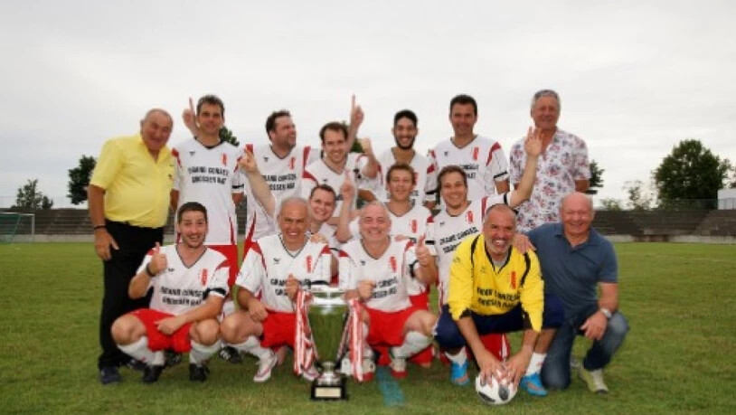 Das diesjährige Siegerteam, der FC des Grossen Rates Wallis.