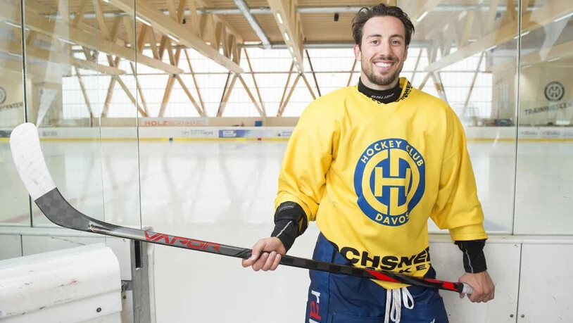 Der neue ausländische Stürmer beim Hockey Club Davos HCD Aaron Palushaj fotografiert am 16.8.19. 