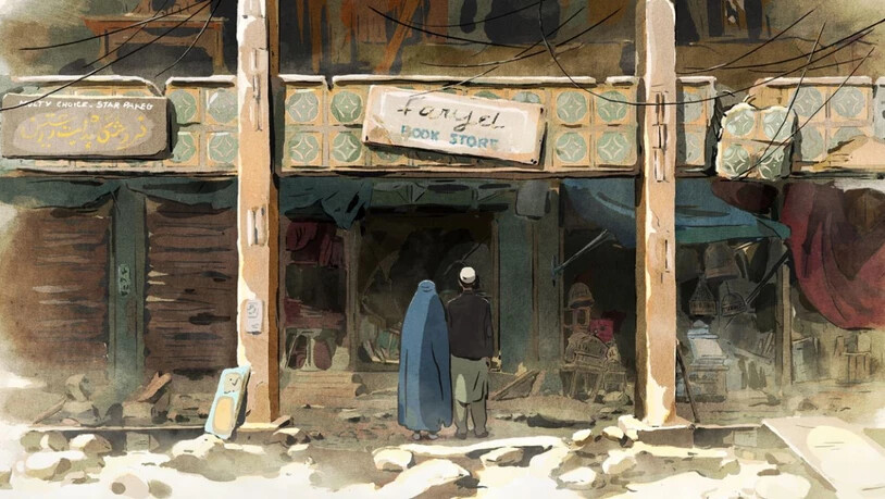 Der Animationsfilm "Hirondelles de Kaboul" erzählt eine Liebesgeschichte in den Kriegswirren von Kabul. Der Film wird am "Fantoche"-Festival erstmals in der Schweiz gezeigt.