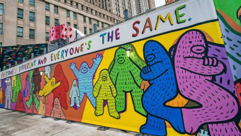 Viele Wände in New York zeigen kreative Werke von Street-Art-Künstlern.