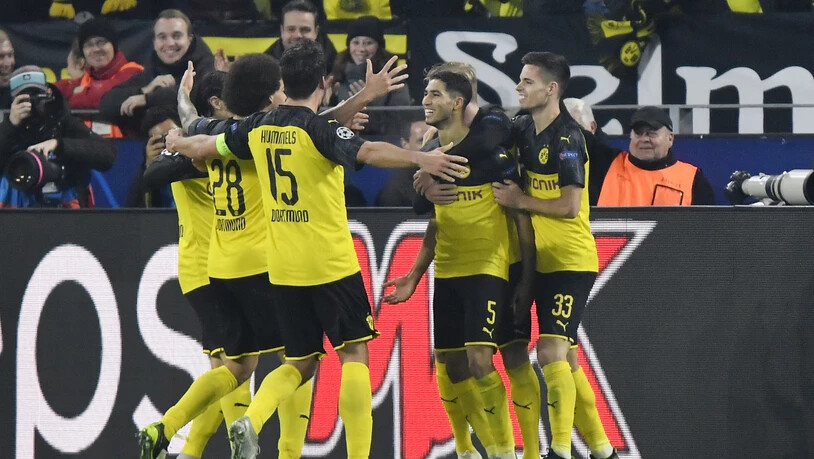 Nach einem 0:2-Rückstand dreht Borussia Dortmund nach der Pause auf und bezwingt Inter Mailand daheim 3:2