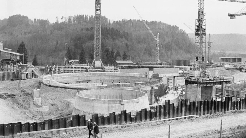 Baustelle des Kernkraftwerks Mühleberg (Archivbild).