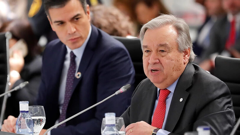 Uno-Generalsekretär António Guterres hat im Kampf gegen den Klimawandel am Mittwoch am Klimagipfel in Madrid mahnende Worte an die Weltgemeinschaft gerichtet.