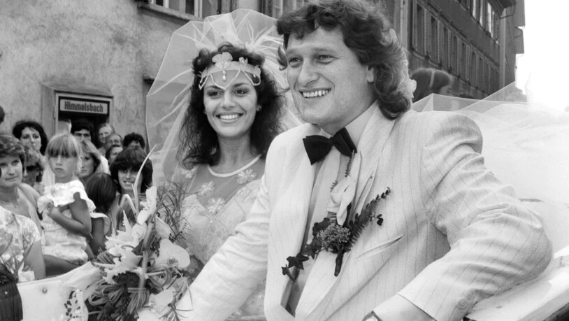 Fritz Künzli und Monika Kaelin feierten 1985 ihre Hochzeit