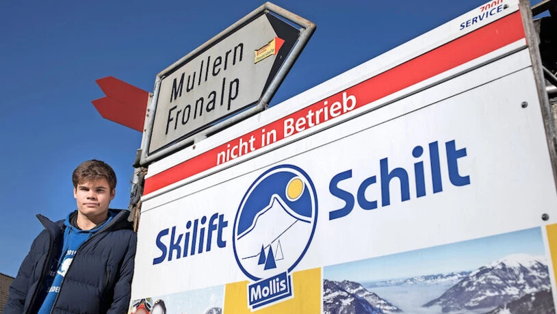 «Vielseitiges Skigebiet»: Tobias Meili untersucht in seiner Maturaarbeit die Entstehung des Skilifts Schilt auf der Fronalp oberhalb von Mollis. 