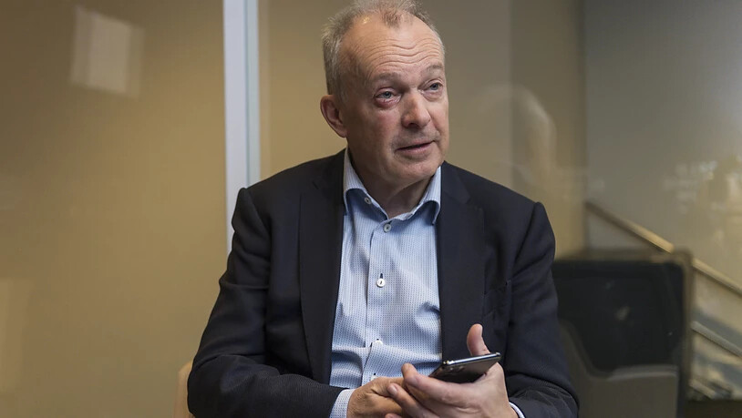 Swisscom-Chef Urs Schaeppi im Interview mit der Nachrichtenagentur Keystone-SDA am WEF in Davos.
