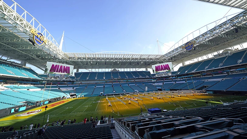 Die Heimspielstätte der Miami Dolphins bietet am Sonntag beim Super Bowl LIV Platz für 65'326 Zuschauer