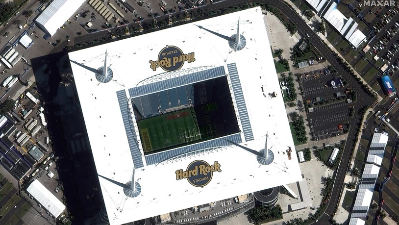 Austragungsort der Super Bowl 2020 ist das Hard Rock Stadium in Miami