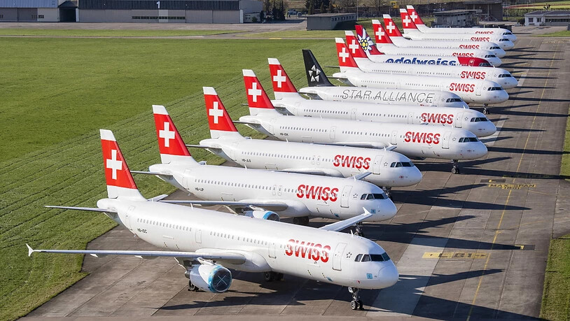 Wegen des weitgehend eingestellten Flugbetriebs meldet die Lufthansa Kurzarbeit für knapp zwei Drittel ihrer Beschäftigten an. Auch die Tochter Swiss greift wegen des Coronavirus zu dieser Massnahme. (Archiv)