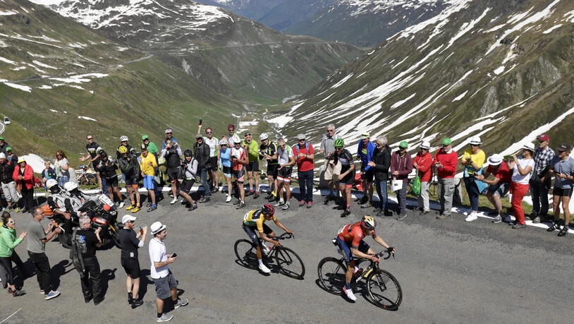 Die Tour de Suisse in luftiger Höhe: Ein solches Bild wird es dieses Jahr nicht zu sehen geben