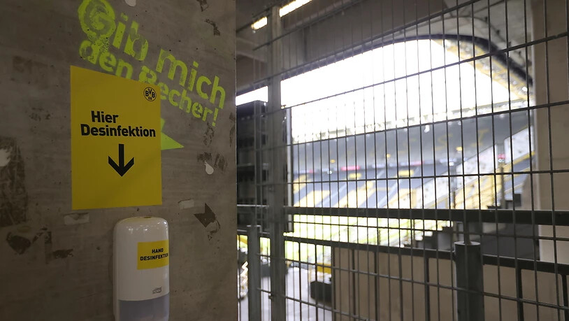 Im Stadion in Dortmund wurde eine Behanldungsstation eingerichtet