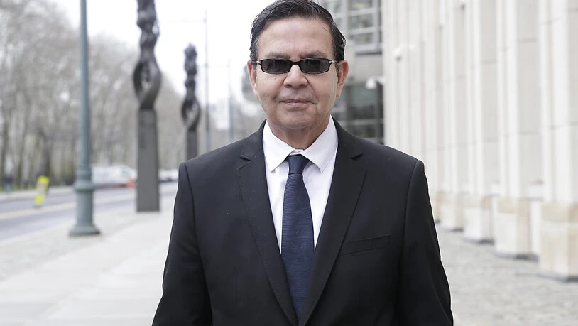 Der verstorbene frühere Präsident von Honduras, Rafael Callejas, nach einer Gerichtsverhandlung im FIFA-Korruptionsprozess in New York.