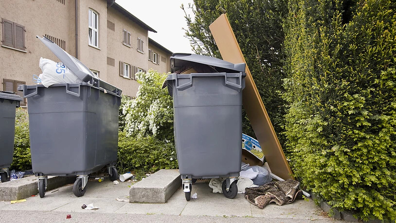 Er starb bei der Entleerung durch die Müllabfuhr: In Österreich hat ein Obdachloser in einem Container übernachtet. (Symbolbild)