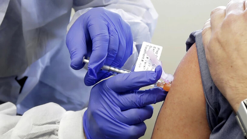 Test-Impfung gegen das Coronavirus in Washington D.C., USA