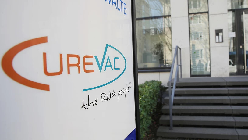 Die deutsche Regierung steigt bei Curevac ein: Büro der Firma in Frankfurt am Main.