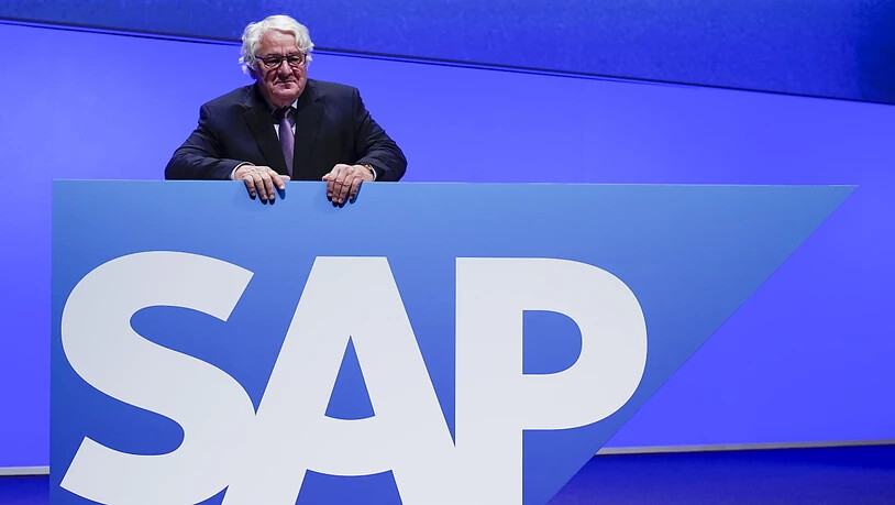 Der deutsche Softwareriese SAP kann auf ein starkes zweites Quartal zurückblicken - im Bild der SAP-Mitgründer und Vorstandsvorsitzende Hasso Plattner. (Archiv)