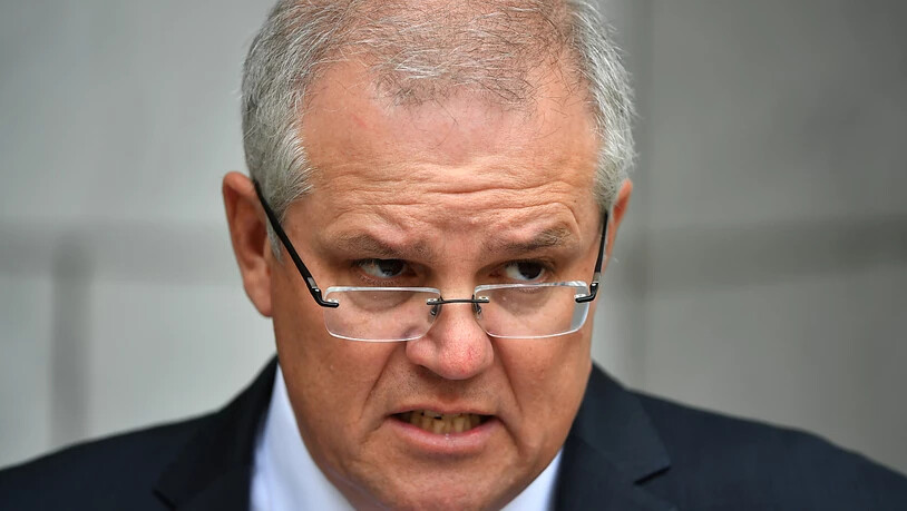 Prime Minister Scott Morrison at a press conference at Parliament House in Canberra, Wednesday, July 8, 2020. (AAP Image/Mick Tsikas) NO ARCHIVING