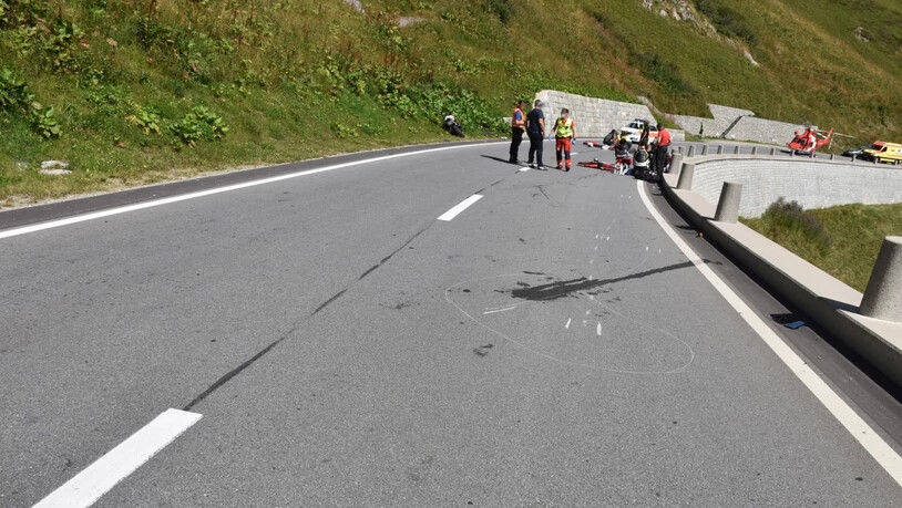 Der verunfallte Radfahrer verstarb noch am Unfallort.