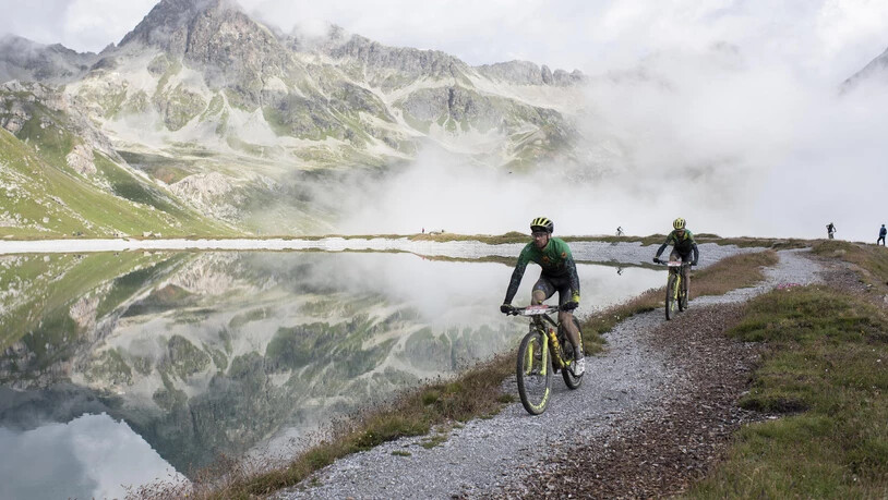 Während den nächsten fünf Tagen toben sich die besten Mountainbiker in den Bündner Bergen aus.