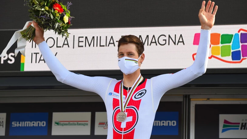 Stefan Küng ist der erste Schweizer seit Fabian Cancellara im Jahr 2013, der in einem WM-Zeitfahren eine Medaille gewann.