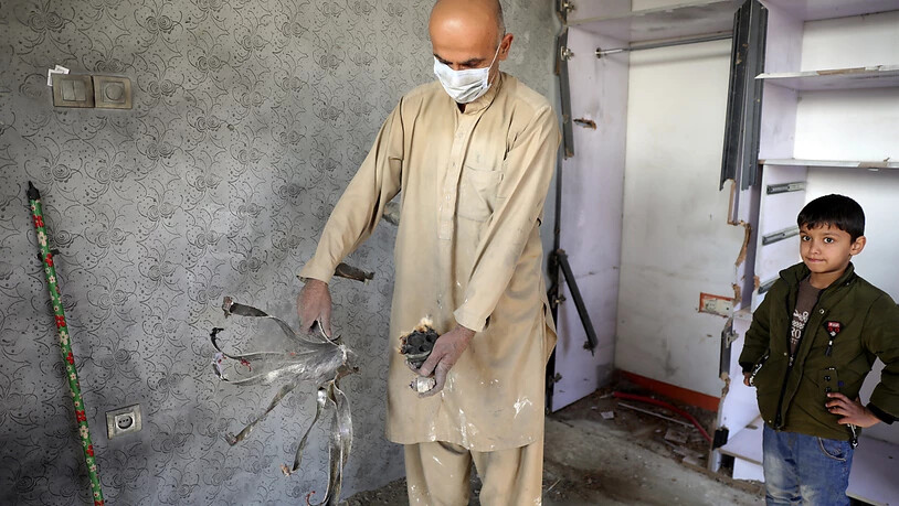 Beim Einschlag zahlreicher Mörsergranaten in Kabul sind mindestens acht Menschen getötet worden. Foto: Rahmat Gul/AP/dpa