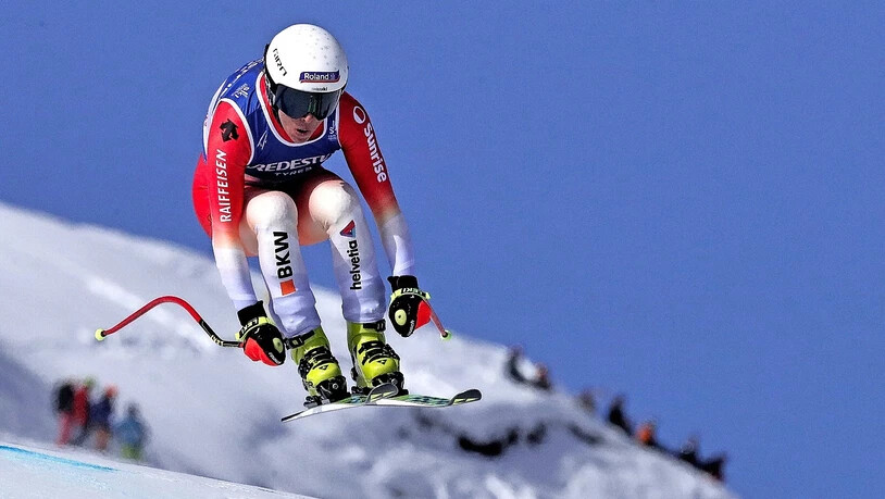 In Aktion: Das grosse Highlight von der nominierten Skirennfahrerin Jasmine Flury ist der Weltmeistertitel in der Abfahrt.