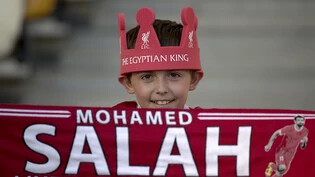 Nicht nur dieser kleine Salah-Fan hofft auf eine baldige Genesung des ägyptischen Starstürmers