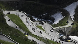 Tour de Suisse mit Etappenankunft auf dem Gotthardpass
