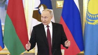 Der russische Präsident Wladimir Putin. Foto: Alexander Kazakov/Pool Sputnik Kremlin/AP/dpa - ACHTUNG: Nur zur redaktionellen Verwendung und nur mit vollständiger Nennung des vorstehenden Credits