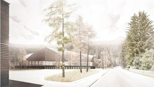 So soll das Davoser Eisstadion in naher Zukunft aussehen.