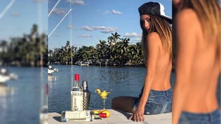 Nadine Vinzens ist das neue Gesicht einer Vodkamarke in Miami.