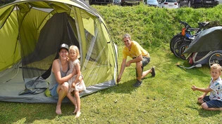 Beliebt bei Familien: Der Campingplatz im Atzmännig ist während der Schulsommerferien gut belegt. 