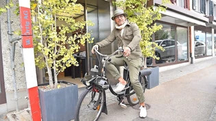 Zuversichtlich: Ralf Ackermann hofft, dass «hammerdeals.ch» abgeht wie sein Vélo Vap, der Vorgänger des Vélo Solex.