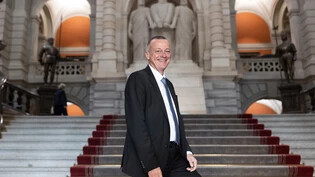Unter der Kuppel: Im Treppenhaus des Bundesrates stehen die drei Eidgenossen von 1291 – für Martin Landolt sind die Gründer der modernen Schweiz von 1848 viel wichtiger.