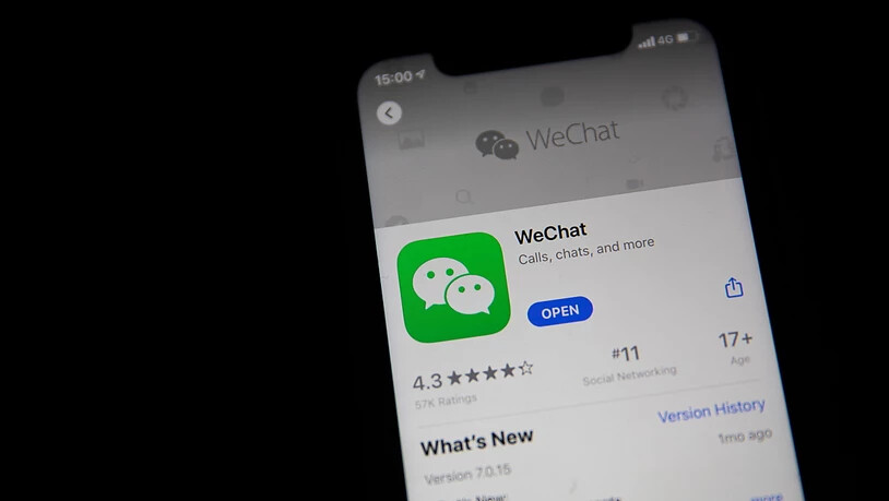 "Last-Minute"-Download der Messenger-App WeChat. (Archivbild)