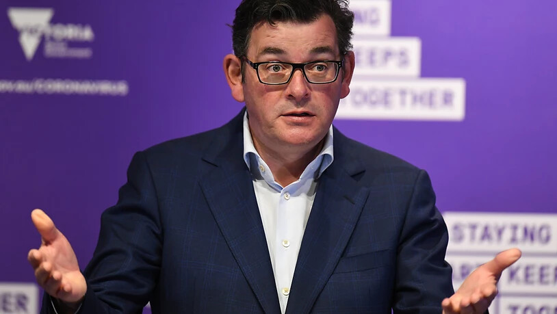 Victorian Premier Daniel Andrews addresses the media during a press conference in Melbourne, Sunday, September 27, 2020. Victoria has reported 16 new COVID-19 cases and two deaths as Melbourne awaits a relaxation of lockdown restrictions. (AAP Image/Erik…