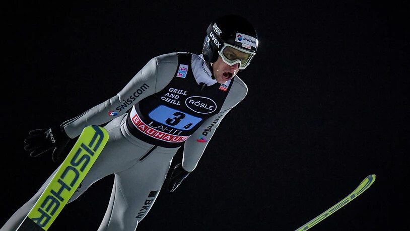 Gut durch die finnische Nacht gesprungen: Gregor Deschwanden führte die Schweiz im Team-Wettkampf in Lahti auf den 7. Platz