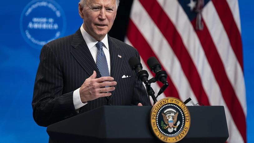 US-Präsident Joe Biden will, dass Produkte aus amerikanischer Produktion stärker berücksichtigt werden. (Archivbild)