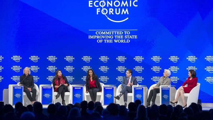 Normalerweise findet das WEF in Davos statt. Hier ein Bild vom WEF im Jahr 2017.