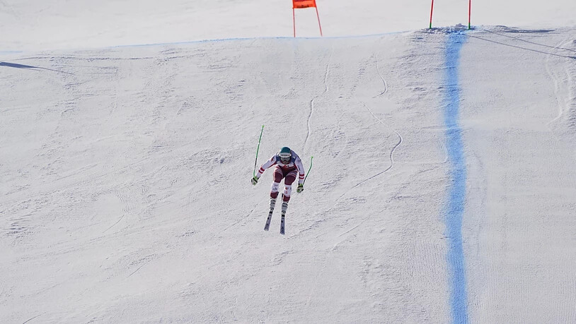 Vincent Kriechmayr fliegt über den Zielsprung zum neunten Weltcupsieg