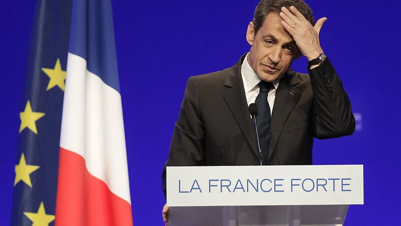 ARCHIV - Nicolas Sarkozy, ehemaliger Präsident von Frankreich, spricht während einer Wahlkampfveranstaltung im Rahmen der Präsidentschaftswahlen in 2012. . Foto: Michel Euler/AP/dpa