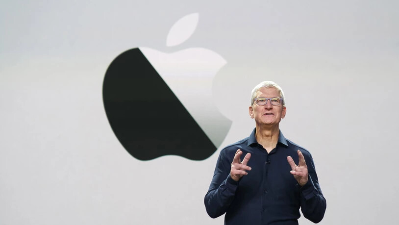 Apple-Chef Tim Cook dürfte an der mit Spannung erwarteten Produktpräsentation am morgigen Dienstag ein neues iPad präsentieren. Das Tablet ist in der Coronakrise ein Verkaufsschlager.(Archivbild)